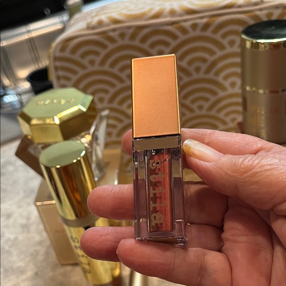 NWOT Stila Gold and Brown Makeup Collection very beautiful and brown - Picture 5 of 12